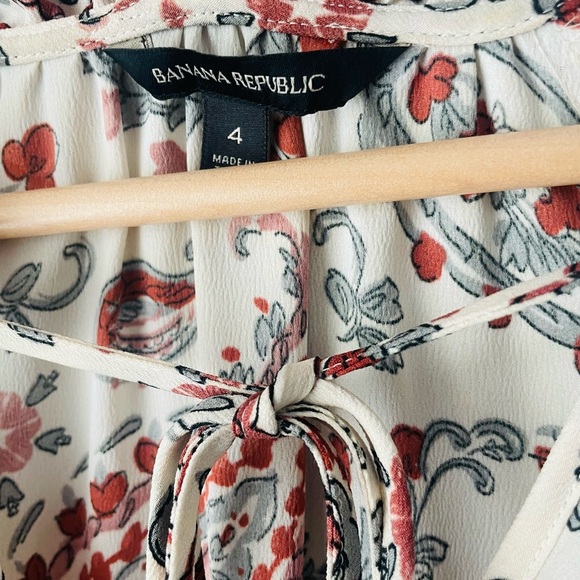 Banana Republic Paisley Long Sleeve Dress - Picture 4 of 7